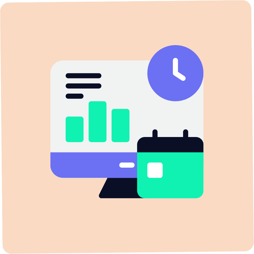 Comprehensive Reporting and Analytics Icon